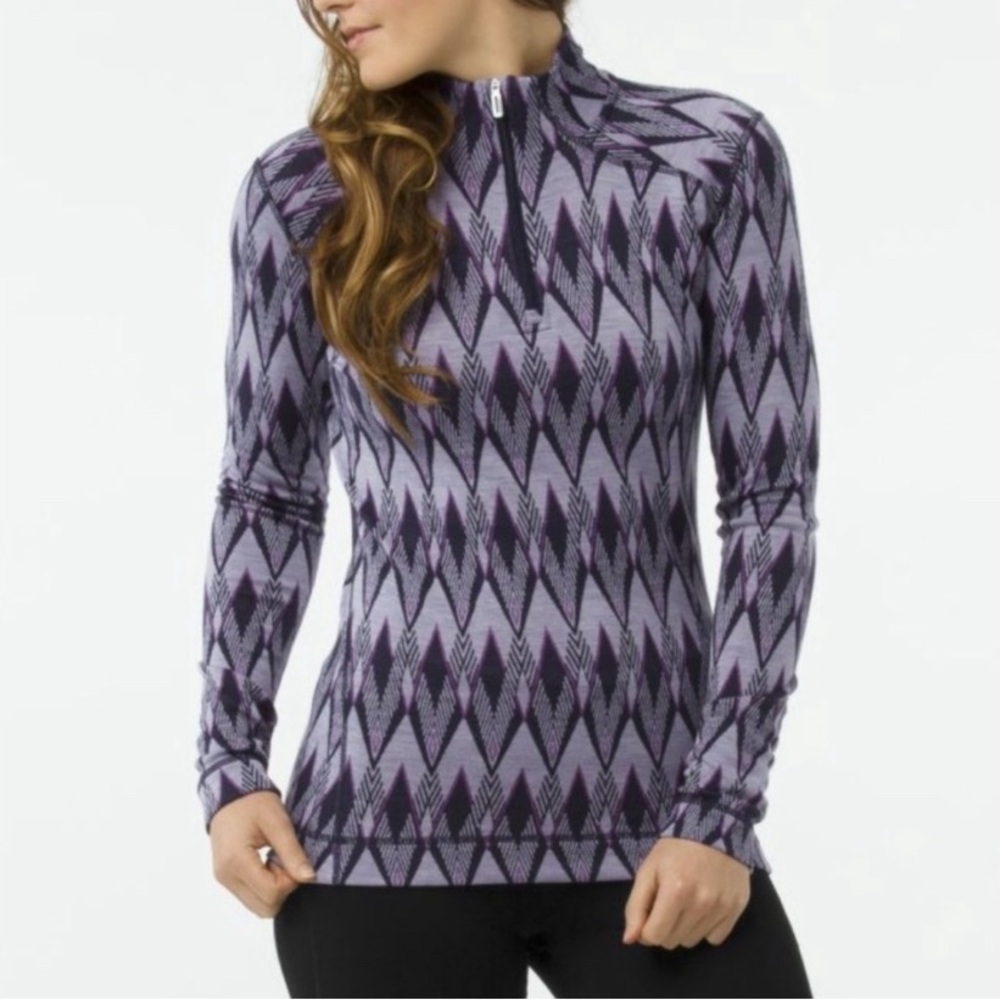 Smartwool Classic Thermal Merino Base Layer 1/4 Zip, M